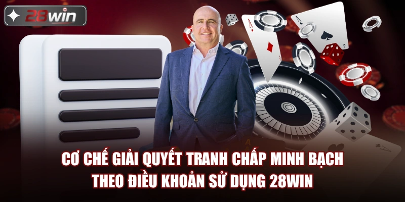 Cơ chế giải quyết tranh chấp minh bạch theo điều khoản sử dụng 28win Cơ chế giải quyết tranh chấp minh bạch theo điều khoản sử dụng 28win