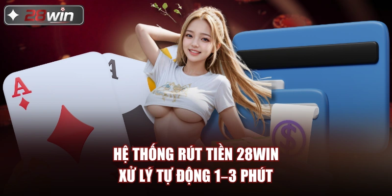 Hệ thống rút tiền 28win xử lý tự động 1–3 phút Hệ thống rút tiền 28win xử lý tự động 1–3 phút
