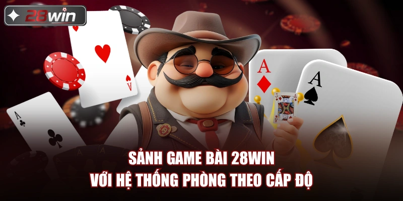 Sảnh game bài 28win với hệ thống phòng theo cấp độ Sảnh game bài 28win với hệ thống phòng theo cấp độ